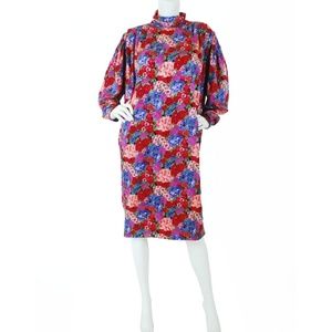 Vintage Emmanuel Ungaro silk dress Large / XL size